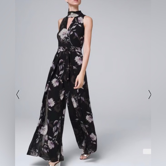 White House Black Market Pants - WHBM Key Hole Jumpsuit NWT